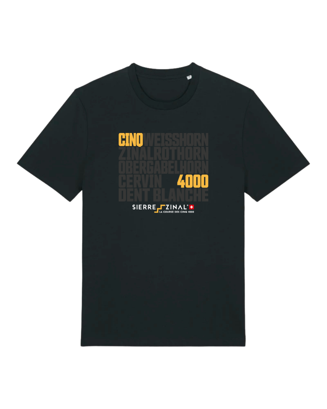 T-SHIRT HOMME/UNISEXE CINQ 4000