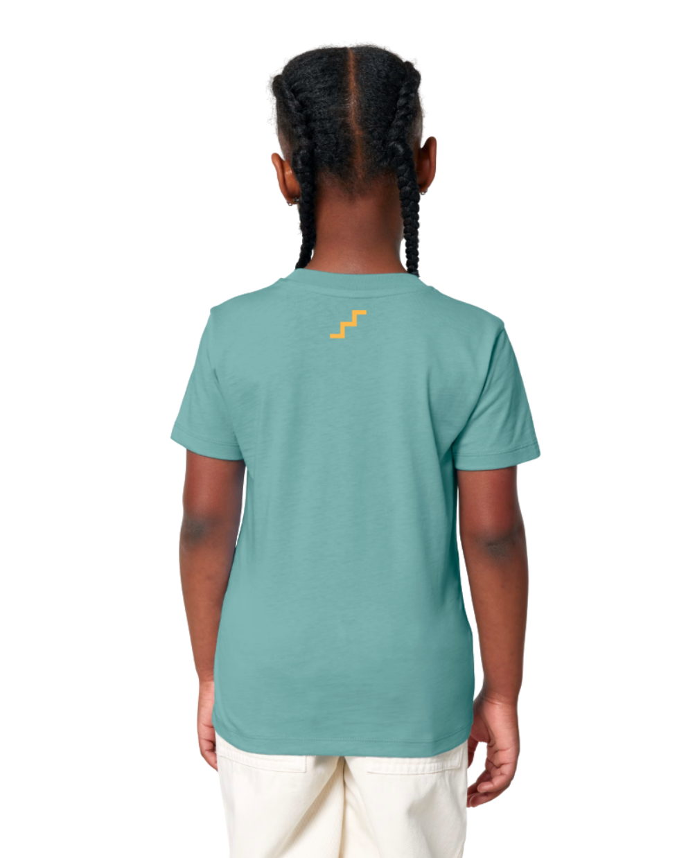 T-SHIRT TEAL MONSTERA ENFANTS