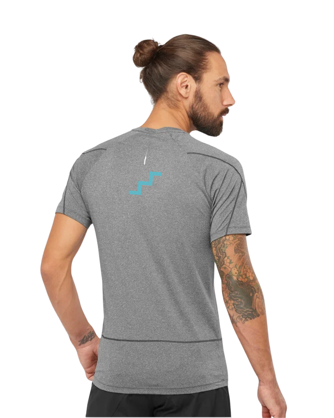 T-SHIRT TECHNIQUE BLUE SIERRE-ZINAL HOMME