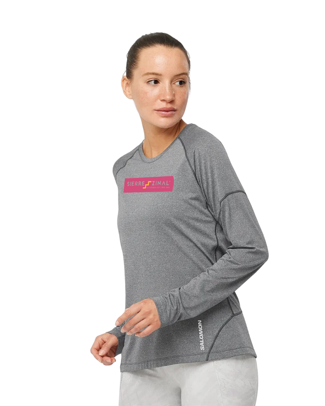 T-SHIRT TECHNIQUE PINK SIERRE-ZINAL FEMME