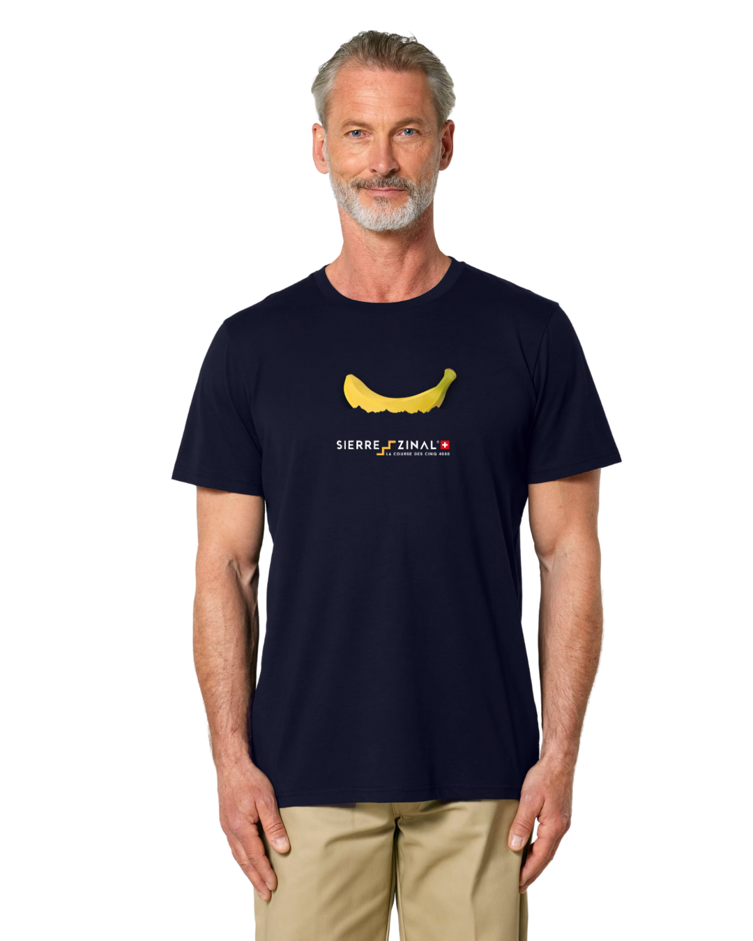 T-SHIRT BANANE NAVY UNISEXE