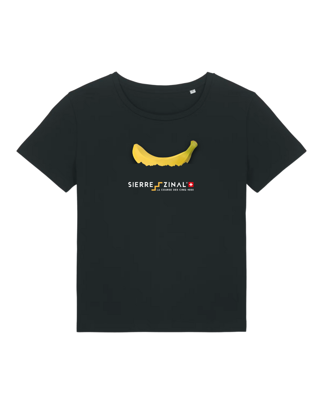 T-SHIRT BANANE BLACK FEMME