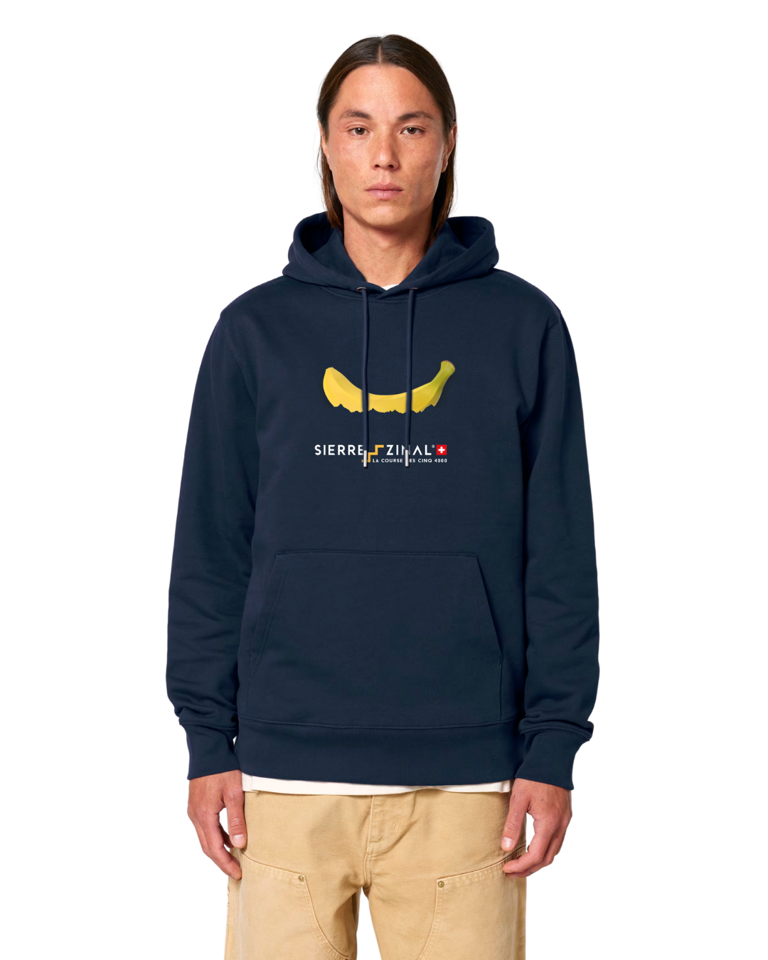 HOODIE BANANE NAVY UNISEXE