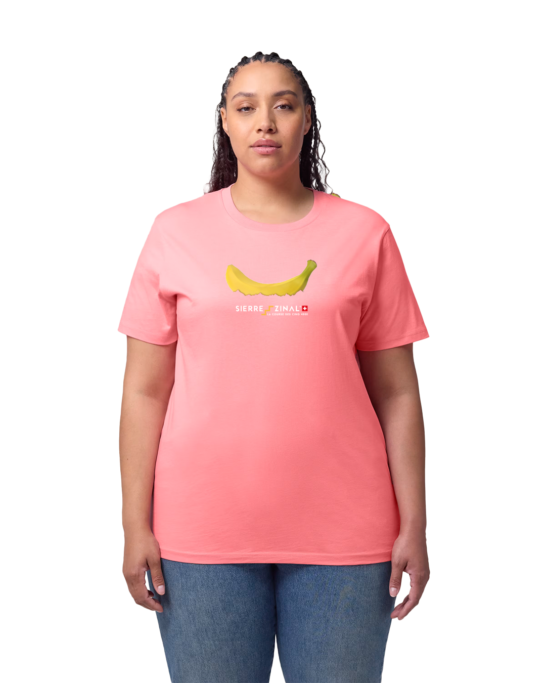 T-SHIRT BANANE PINK UNISEXE