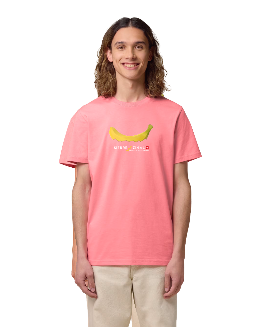 T-SHIRT BANANE PINK UNISEXE