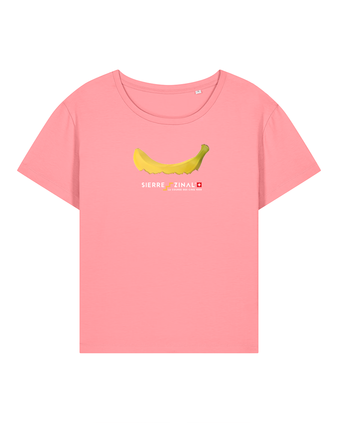 T-SHIRT BANANE PINK FEMME