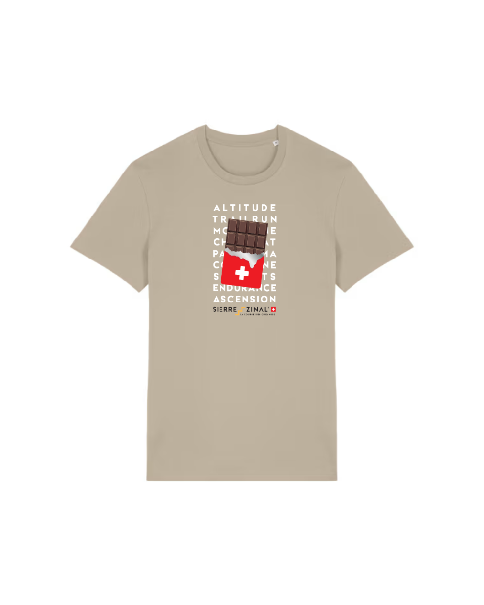T-SHIRT CHOCOLAT DESERT DUST UNISEXE