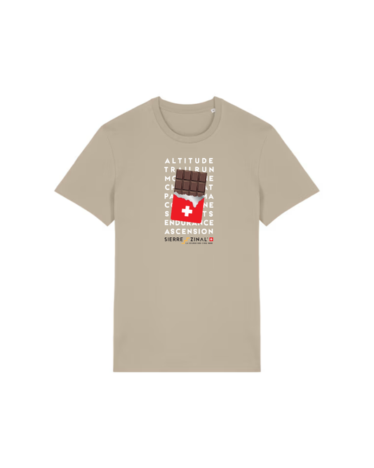 T-SHIRT CHOCOLAT DESERT DUST UNISEXE
