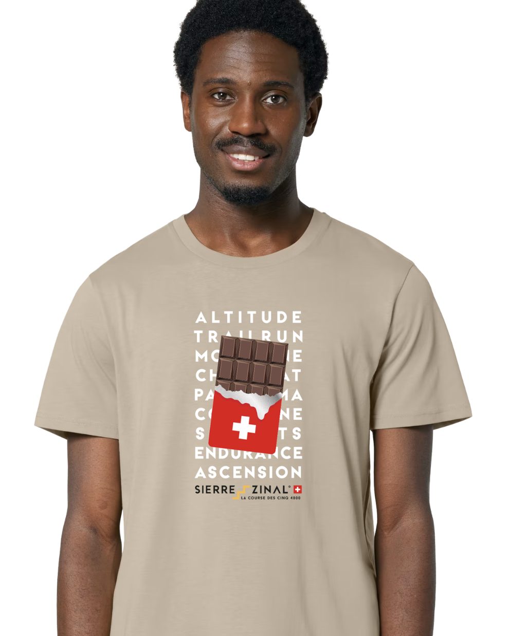 T-SHIRT CHOCOLAT DESERT DUST UNISEXE