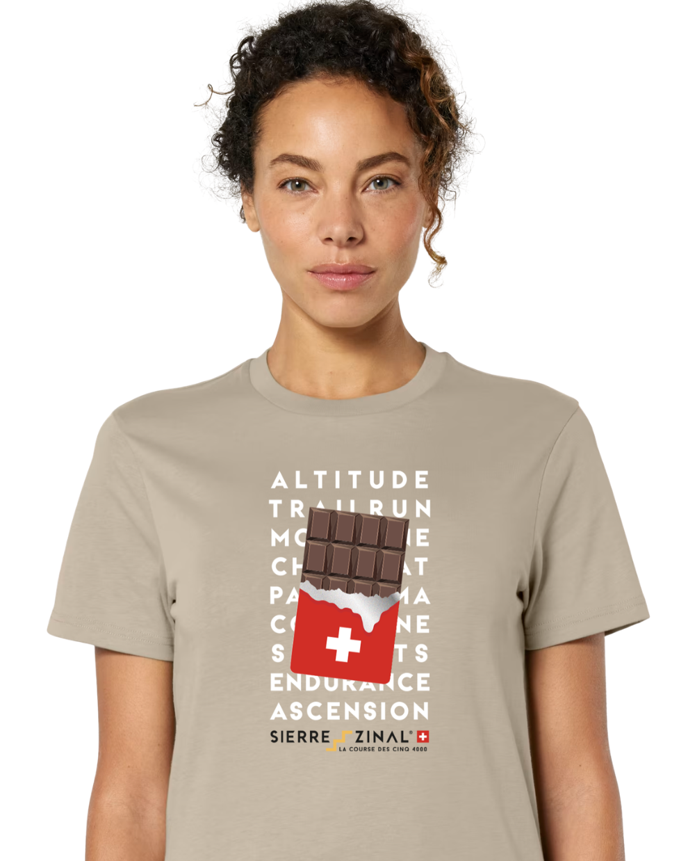 T-SHIRT CHOCOLAT DESERT DUST UNISEXE