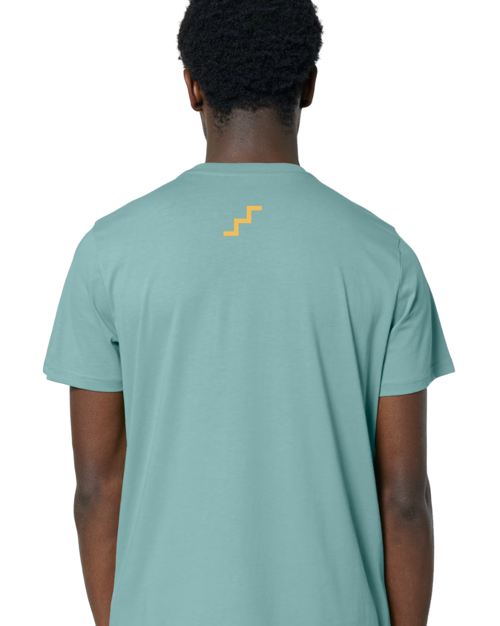 T-SHIRT CHOCOLAT TEAL MONSTERA UNISEXE
