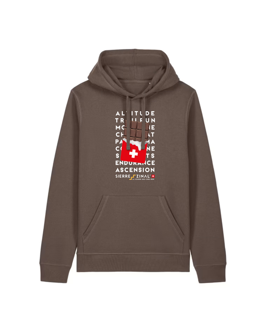 HOODIE CHOCOLAT MOCHA UNISEXE